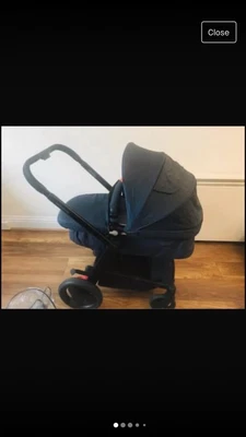 £60 • Buy Mothercare Genie Pram Slate Single