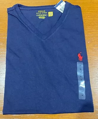 Brand New With Tag NWT  Polo Ralph Lauren Mens Classic Fit V NECK T Tee Shirt • $38.89