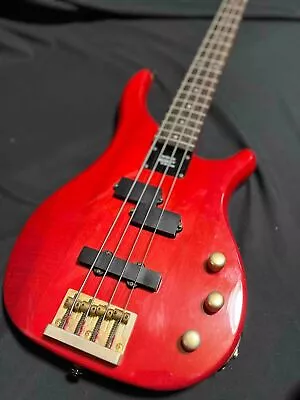 Fernandes FRB-55 Made In Japan 32  Medium Scale - Red Revolver Bass Guitar • $335.70