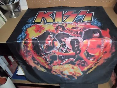 Kiss World Domination W/peter Tapestry/banner !! Never Been Displayed !! 30x40 ! • $10