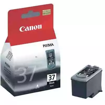 Canon Ink Cartridge For IP1800 IP1900 IP2500 IP2600 MP140 MP1 PG-37BK Black • £26.66