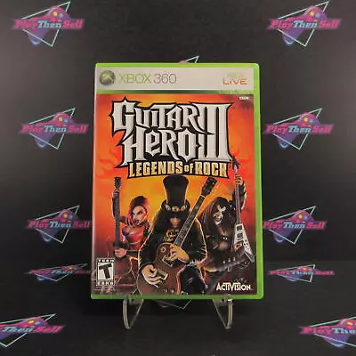 Guitar Hero 3 Legends Of Rock Xbox 360 - Complete CIB • $36.95