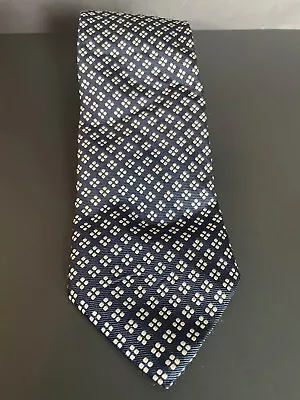 Canali Dark Blue 100% Silk Tie Italian • $20