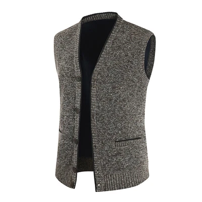 $29.44 • Buy Mens V Neck Sleeveless Jumper Button Up Sweater Tank Top Cardigan Casual XL