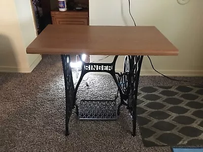 Singer Sewing Machine Table Vintage • $600
