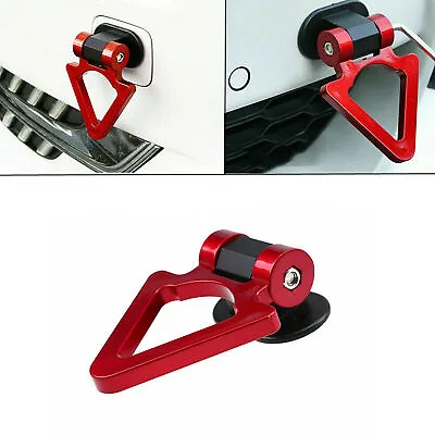 Universal Car SUV Red Triangle Track Racing Style Tow Hook Look Decoration JDM • $12.98