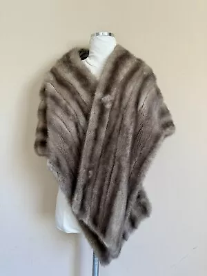Vintage DUPLERS FURS Mink Fur Stole Wrap Shawl Sz Medium • $175