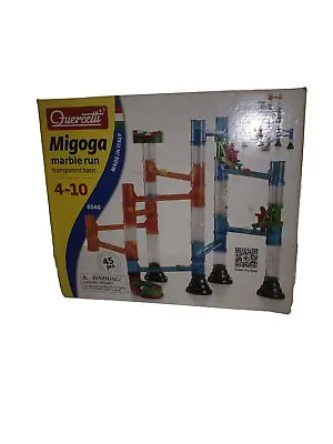 Quercetti Transparent Basic Marble Run Vortis Migoga Kids Toy 45 Pcs. #6546 • £13.62