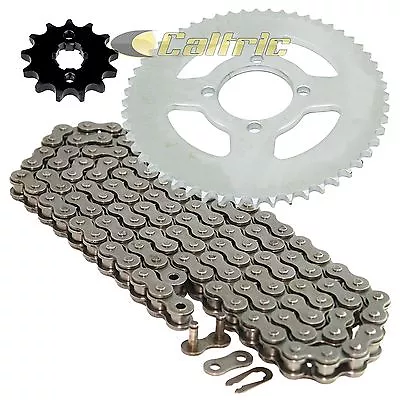 Caltric Drive Chain And Sprockets Kit For Yamaha TT-R125L TT-R125LE 2002-2020 • $42.85