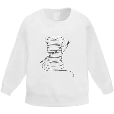 'Needle & Thread' Kid's Sweatshirt / Sweater / Jumper (KW021892) • £12.99