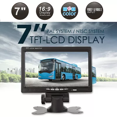 7  LCD Color Screen Backup Monitor Display RCA Video HD For Car Rear View Camera • $29.86