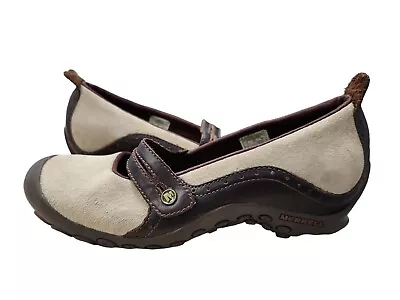 Merrell Plaza Bandeau Dark Taupe Womens Mary Jane Shoes Size 9 US 40 EU  B0113 • $25