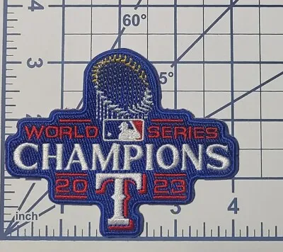 Texas Rangers World Series Champs Iron On/Sew On Embroidered Patch~USA Seller! • $7.95