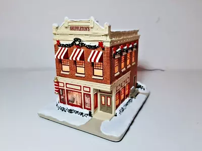 Hawthorne Village Norman Rockwell Christmas Village Shuffleton's Barber Shop • $39.99