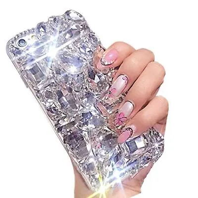 For Iphone 7 Plus8 Plus Cute Sparkle Jewels CaseAearl Tpu Soft 3D Heavy Duty] S • $48.16