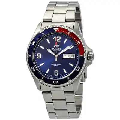 Orient Mako II Automatic Blue Dial Pepsi Bezel Men's Watch FAA02009D9 • $166.72