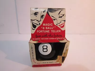 Vintage  Magic 8 Ball ALABE CRAFTS  Toy Fortune Teller With Original Box • $39.99