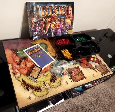 Lord Or The Rings Risk Trilogy Edition Parker Brothers Board Game - Complete • $30