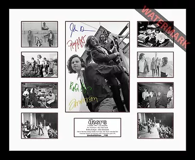 The Doors - Jim Morrison  Riders On The Storm Ltd Edt Signed Framed Memorabilia • $118.99