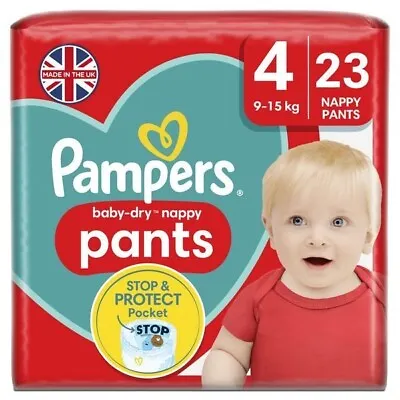 Pampers Nappy Pants Size 4 23 PACK *FREE POSTAGE* • £7