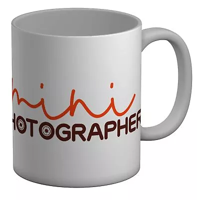 Mini Photographer Mug Photo Camera Len Model Fashion Video Shutter 11oz Cup Gift • £6.99