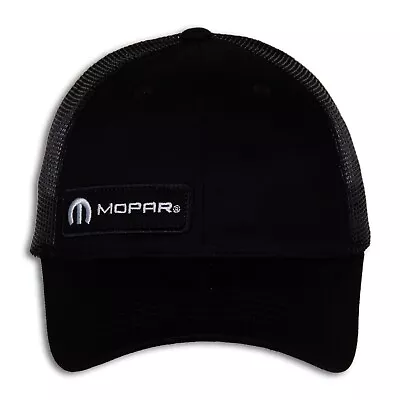 Mopar Black Patch Mesh Trucker Hat • $22.99