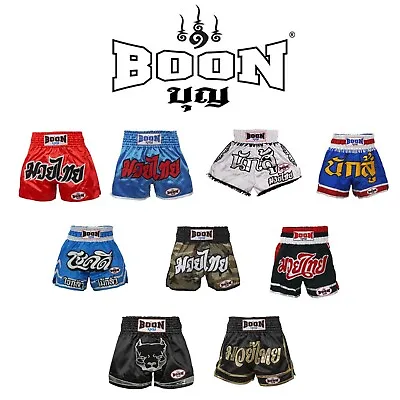 Boon Muay Thai Shorts Kick Boxing Shorts S M L XL XXL XXXL 3L 4L • $71.95