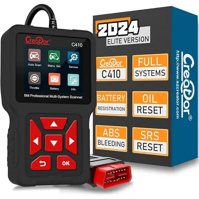 C410 OBD2 Scanner For BMW Mini EPB ABS SRS DPF Code Reader Multi System ScanTool • $53.99