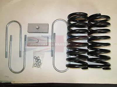 New MGB 1975-1980 Rubber Bumper Rear Lowering Block Kit W Lower Front Springs  • $199.95