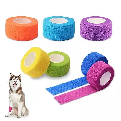 7 Rolls HypaBand Roll Plaster Extra Sticky Elastic Fabric Strapping 2.5cm X 4.5. • £8.05