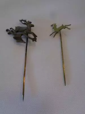 2 Antique/vintage Advertising John Deere Stick Pins - Free Shipping • $59.99