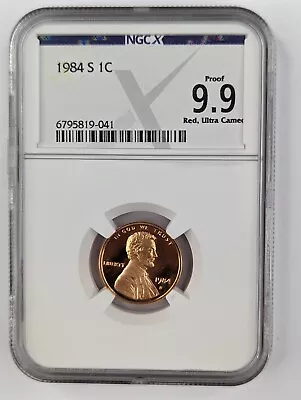 1984 S Lincoln Memorial Cent - PR 69 RD Ultra Cameo - NGC X • $12.99