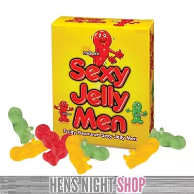 Box Of Sexy Jelly Men 120 Grams Ideal For Hens Nights Bucks & Bachelorette Party • $10.95