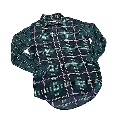 £10 • Buy Equipment Femme Blouse Shirt Silk Check Small Plaid Tartan