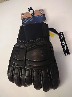 🔥🔥HESTRA FALL LINE LEATHER Snowboard SKI GLOVES MENS LARGE $165⛷️🏂 • $125