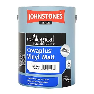 £30.75 • Buy Johnstones Covaplus Vinyl Matt Emulsion
