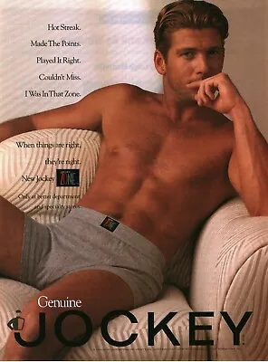 1995 Vintage Print Ad - Jockey Zone Underwear Ad....sexy Hot Male • $9.77