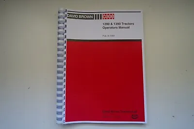 £15.99 • Buy David Brown 1290 & 1390 Operators Manual
