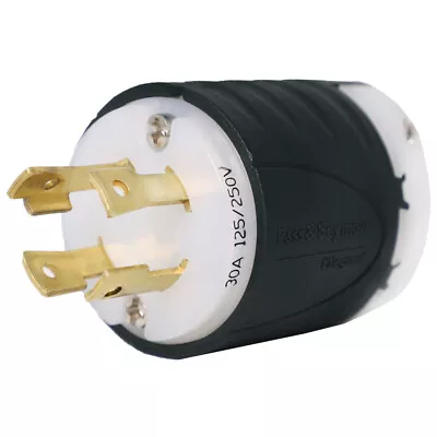 L14-30 Plug For 7500W+ Generators Rated For 30A 125/250V 4-Prong • $16.49