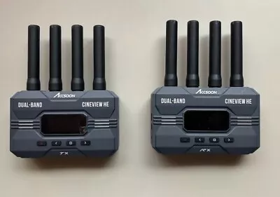 Accsoon CineView HE 350m/1200ft 2.4GHz+5GHz Wireless Video Transmitter Receiver  • $325