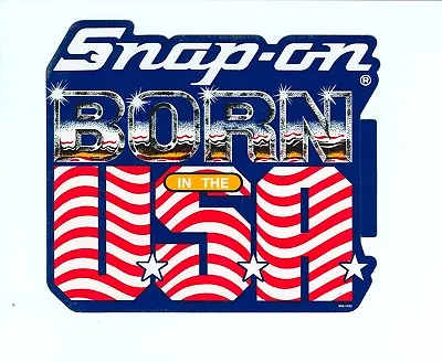  NEW  Vintage Snap-on Tools Tool Box Sticker USA Decal Man Cave Garage SSX1433 • $18.46