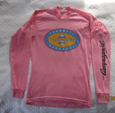 Pace Campagnolo Shirt Jersey Pink Sml Long Sleeve 1981 Vintage • $75