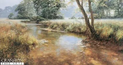 English  River Country Scene Art PrinI Idle Waters By David Dipnall. • £46