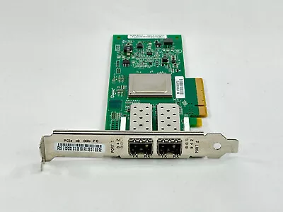 HP QLogic QLE2562 Dual Port 8Gb Fibre Channel HBA FC Full Height Bracket 2x SFP+ • $20