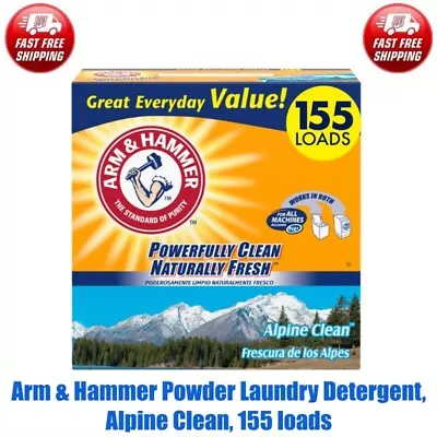 Arm & Hammer Powder Laundry Detergent Alpine Clean 155 Loads • $13.14