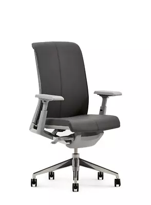 $100 • Buy Genuine Leather Back Only, For Haworth Very Executive Chair, W/ Inner Foam Lay.