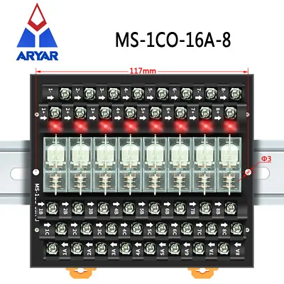 DC12V 24V 8 Channels OMRON Relay Module PLC Amplifier Board G2R-1-E Relay Module • $28