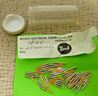 (40 PK) Bendix/Amphenol Crimp Socket Circular MIL Spec Contacts 14-18AWG Size 16 • $10.49