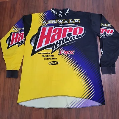 Vintage Haro Bikes Air Wall Fox Shimano BMX Ks Systems Jersey • $131.99