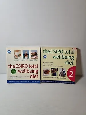 The CSIRO Total Wellbeing Diet And Book 2  By Peter Clifton (Paperback 2005) • $24.90